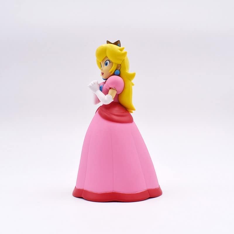 Ruz Mario Princess Peach PVC 6 Inch Action Figure
