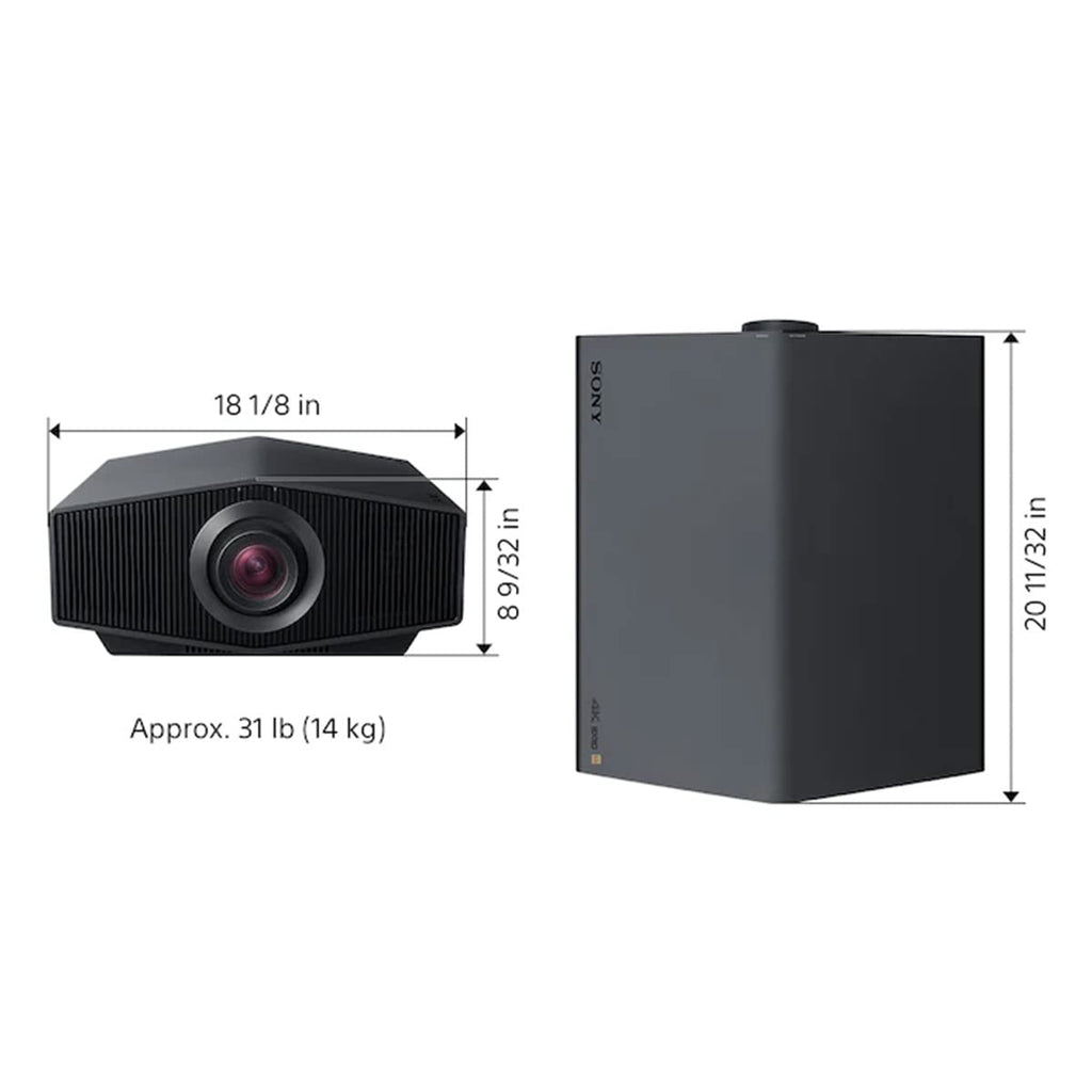Sony VPL-XW5000ES 4K HDR Laser Home Theater Projector with Native 4K SXRD Panel, Black - Flex Gamingproduct_type
