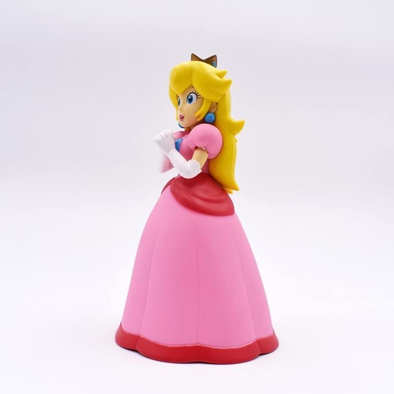 Ruz Mario Princess Peach PVC 6 Inch Action Figure