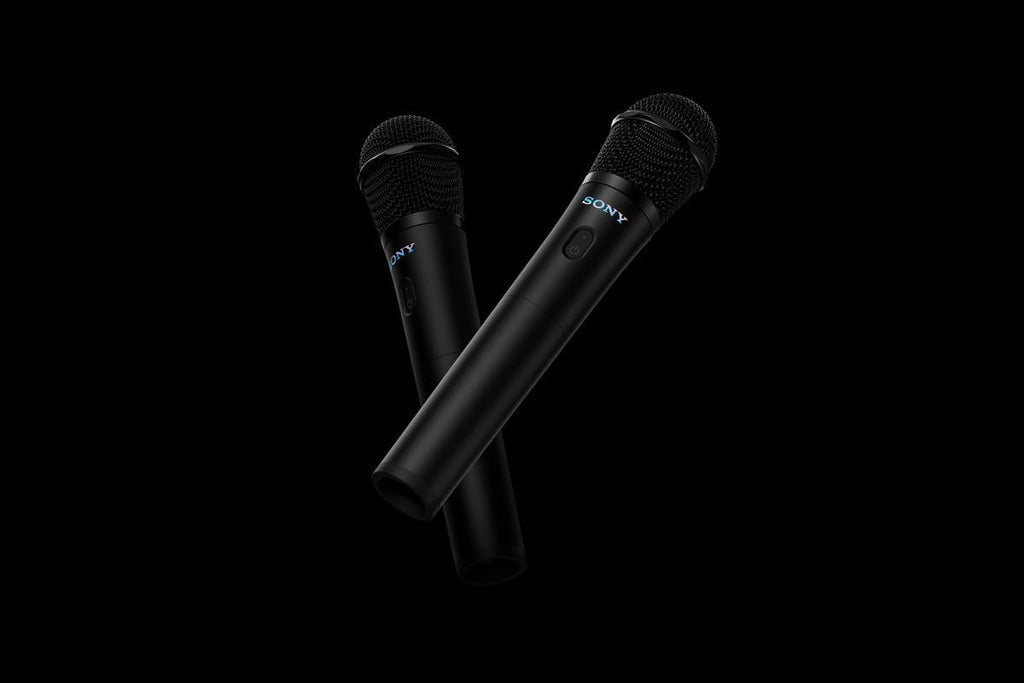 Sony ULT MIC Wireless Microphone for Karaoke, Two Wireless Mics & Receiver | 20 Hr Battery with Quick Charging, Clear Vocals, Duet Assist, Noise Reduction. Pairs Perfectly with ULT POWER SOUND series
