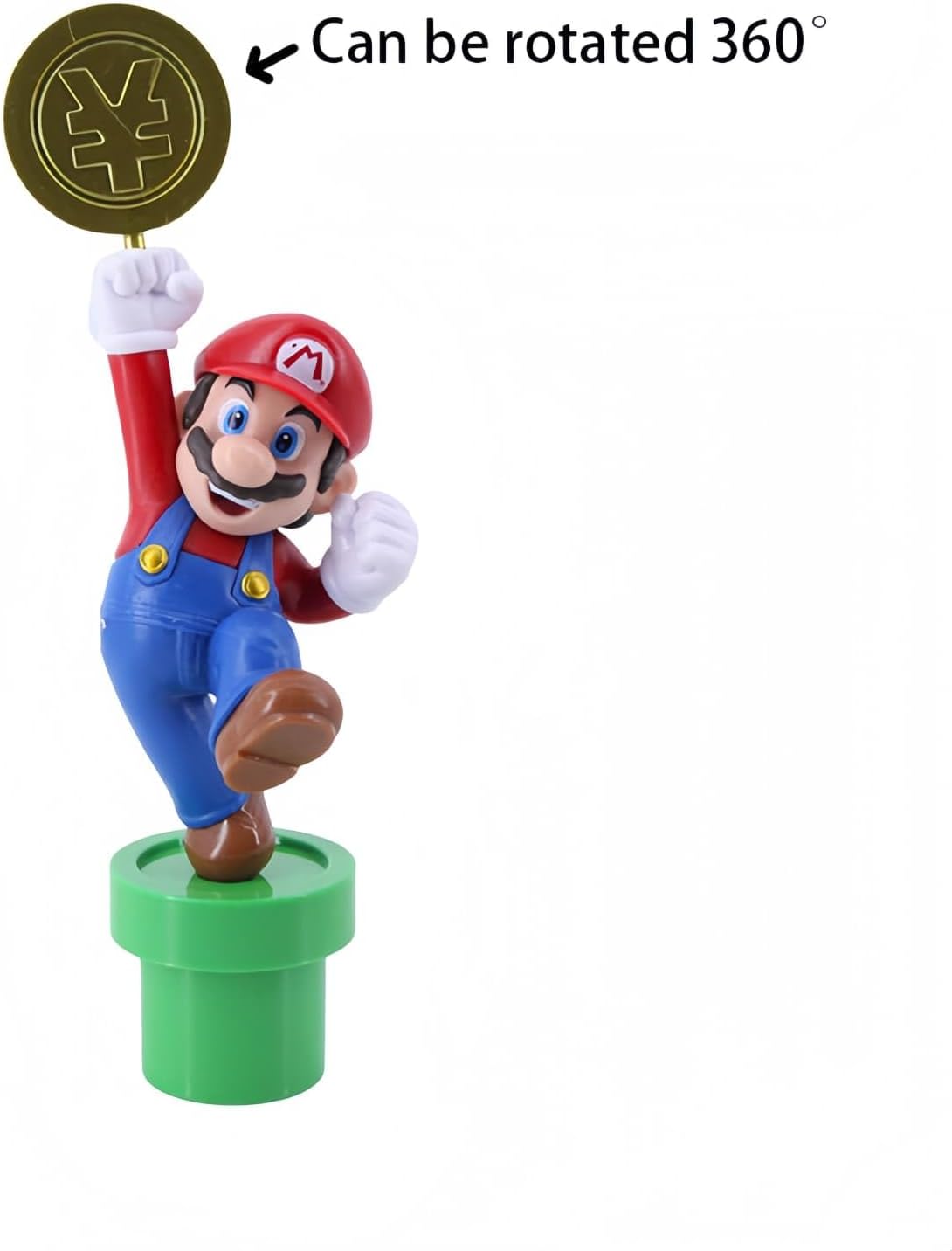 Mario Figure, Star Themed Collectible Statue, 8IN PVC Figurine for Fan Gifts - Flex Gamingproduct_type