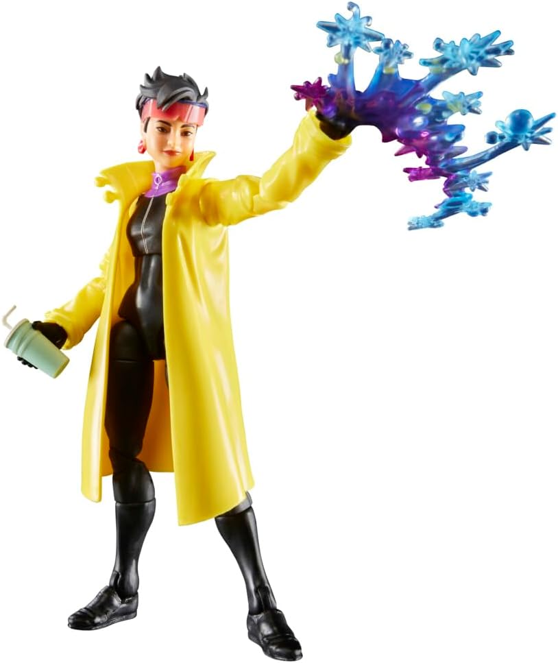 Marvel Legends Series Jubilee, X-Men '97 Collectible 6-Inch Action Figure Toy | 6-Inch Scale, Includes 5 Accessories, Attachable Plasmoid Power Fx, Soda Cup, 20 Plus Points Articulation