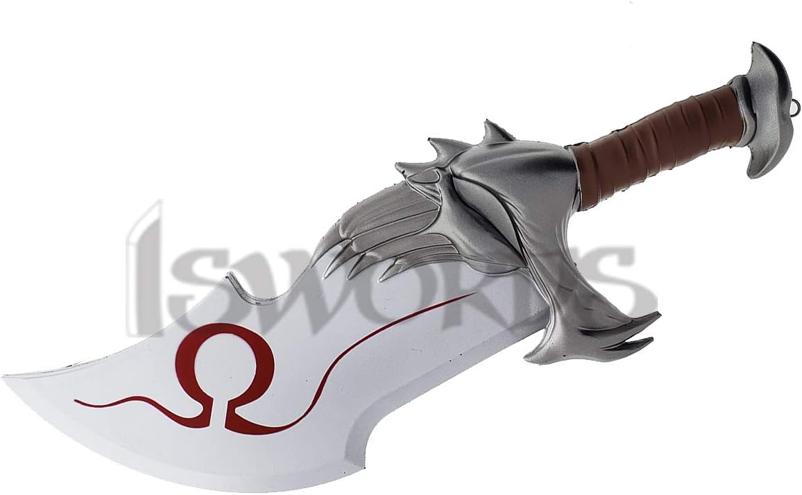 God of war: Kratos Blades of Chaos Foam 1:1 Scale Props Replica. Silver