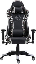 Gaming Chair Game Chair Office Chair Racing Chair PC Computer Chair PU Leather Swivel Chair with Armrest Reclining Ergonomic Gaming Chair (Color : Black Size : As Shown) - Flex Gamingproduct_type