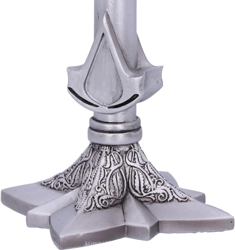 Nemesis Now Officially Licensed Assassins Creed White Game Goblet, Resin w. Stainless Steel