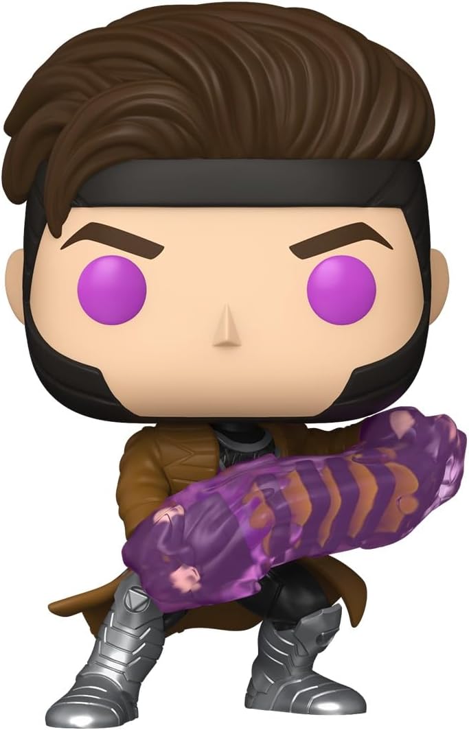 Funko POP! Marvel: Deadpool & Wolverine - Gambit | Official Movies Merch - Collectable Vinyl Figurine for Shelf Display - Birthday Gift Idea for Fans and Collectors
