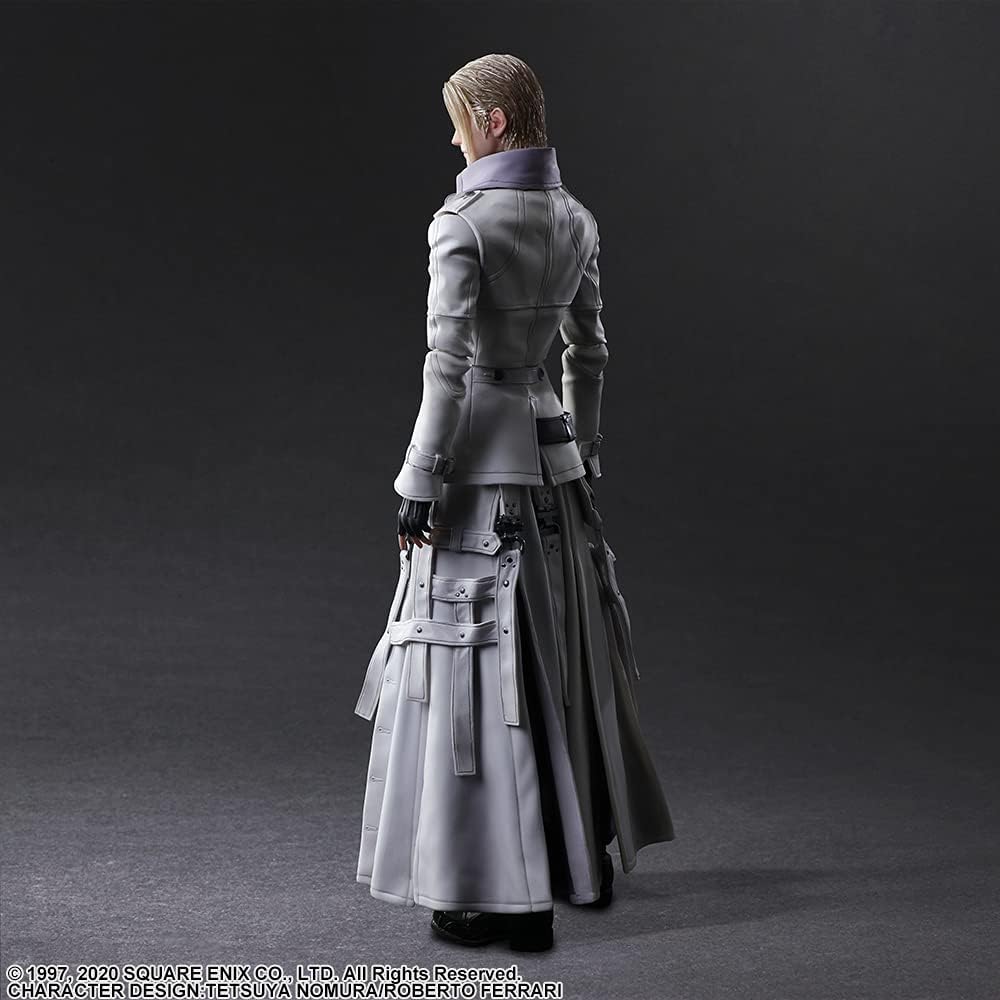 Final Fantasy VII Remake: Rufus Shinra Play Arts Kai Action Figure | Final Fantasy VIIR 8 Inch Action Figure Play Arts Kai - Rufus