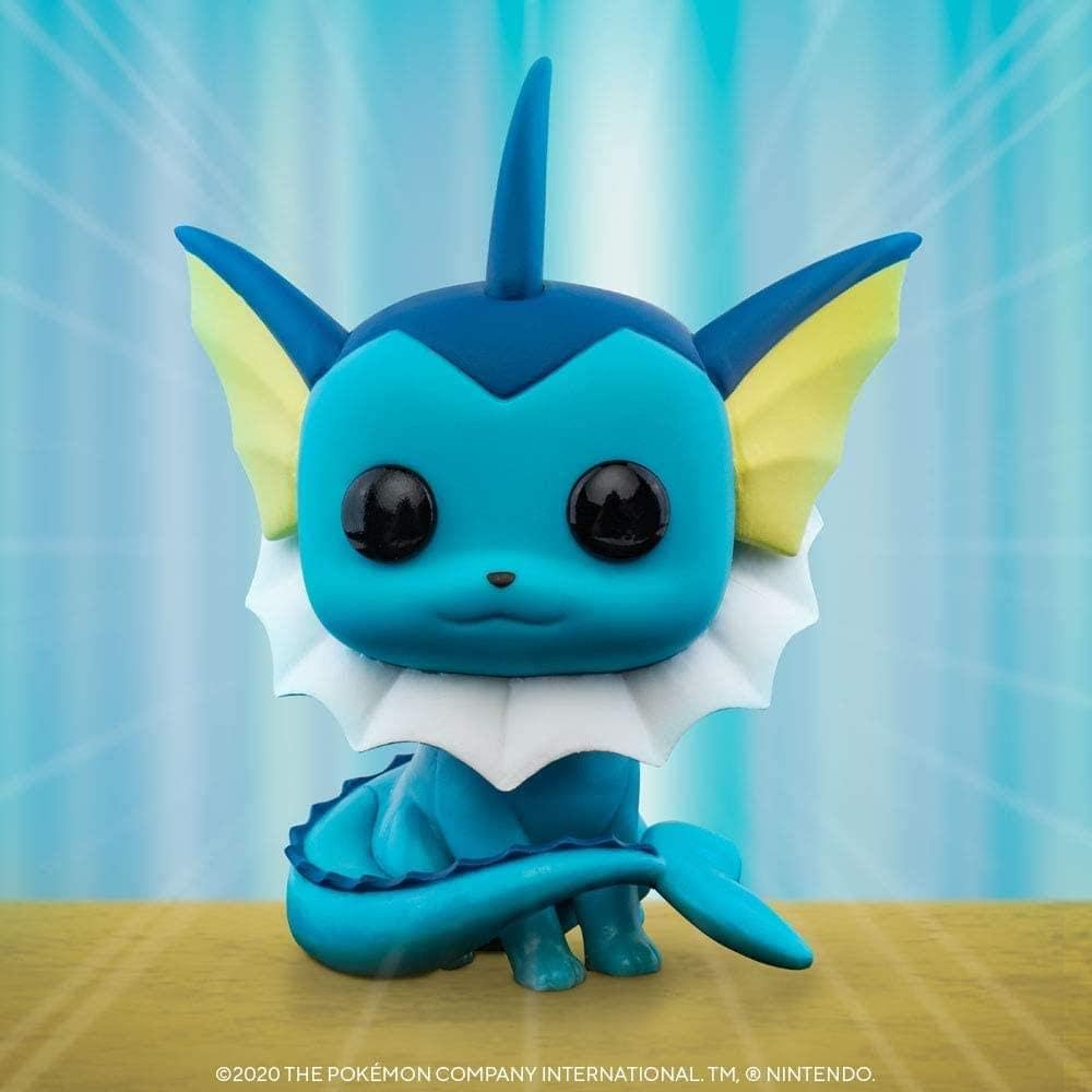 Funko POP! Games: Pokemon - Vaporeon | Official Merch - Collectable Vinyl Figurine for Shelf Display - Birthday Gift Idea for Fans and Collectors