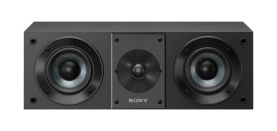 Sony SS-CS5M2 3-Way 3-Driver Hi-Res Compact Bookshelf Speakers (Pair) | CS Speaker Home Theater Series, 5.12-inch Woofer, High Precision Tweeters, Hi-Res Audio, Premium Componentry