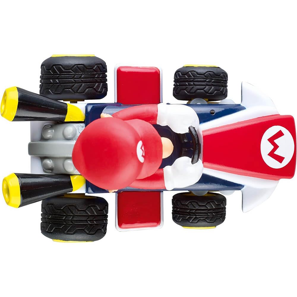 Carrera RC Nintendo Mario Kart 2.4 GHz Mini Collectible Radio Remote Control Toy Car Vehicle - Peach | Official Licensed Mario Miniature Collectible Toy RC Car for Kids 6+, Ready To Run, Rechargeable Battery, Radio RC Racing