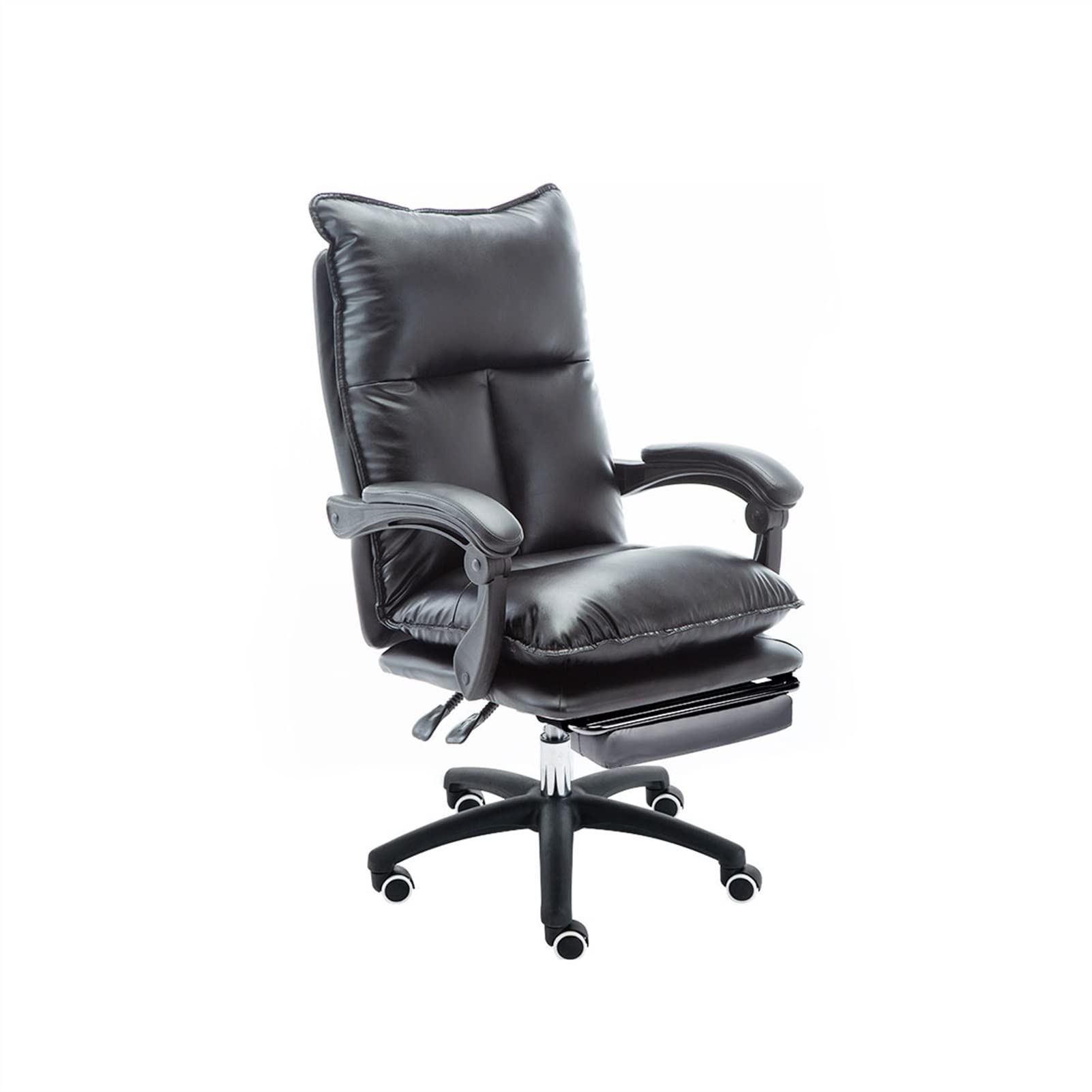 Home Office Chair Video Game Chair with Footrest Ergonomic Reclining Leather Desk Chairs Computer Gaming Chair (Color : Pink) (Beige) - Flex Gamingproduct_type