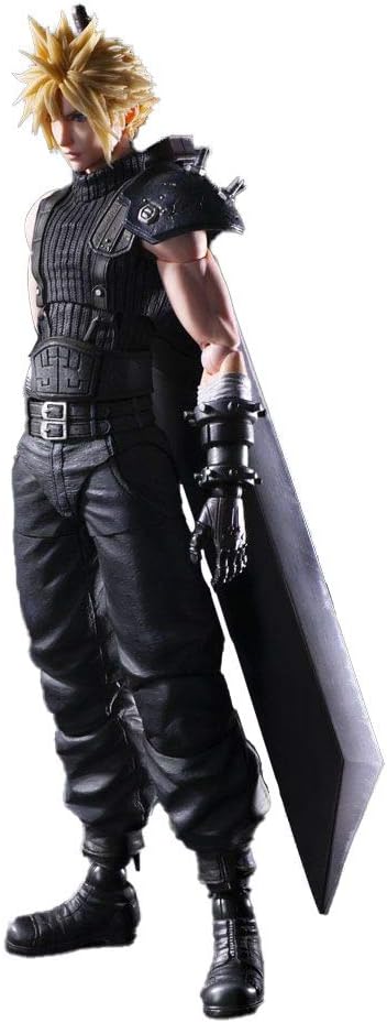 Final Fantasy VII Remake: Cloud Strife (Version 2) Play Arts Kai Action Figure | Final Fantasy VII Remake Play Arts Kai 10 Inch Action Figure - Cloud Strife