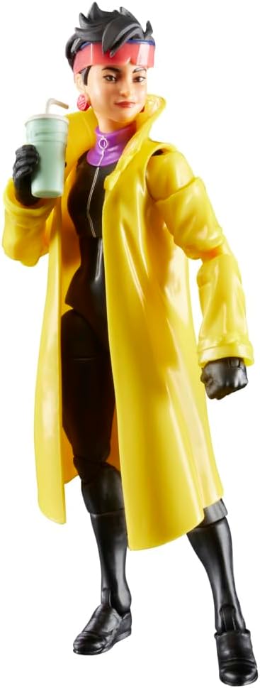 Marvel Legends Series Jubilee, X-Men '97 Collectible 6-Inch Action Figure Toy | 6-Inch Scale, Includes 5 Accessories, Attachable Plasmoid Power Fx, Soda Cup, 20 Plus Points Articulation