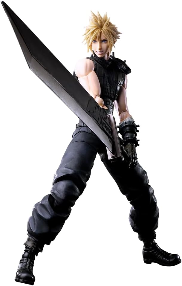 Final Fantasy VII Cloud Strife Figurine - Iconic Play Arts Kai 27 cm Collectible - Flex Gamingproduct_type