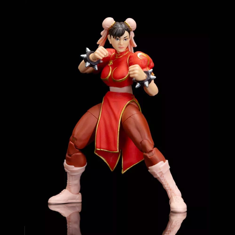 Generic Chun Li Street Fighter II 6"" Action Figure (Exclusive RED outfit version)