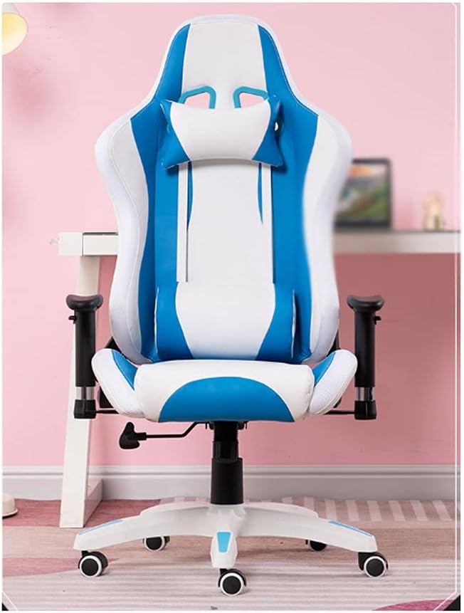 Computer Gaming Chair Executive Office Chair Video Game Chair Ergonomic Reclining Desk Chairs Swivel Leather Chair Adjustable Armrest (Color : Orange) - Flex Gamingproduct_type