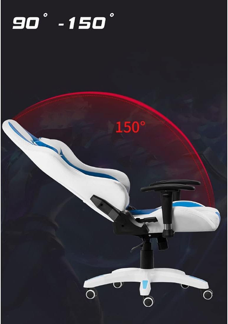 Computer Gaming Chair Executive Office Chair Video Game Chair Ergonomic Reclining Desk Chairs Swivel Leather Chair Adjustable Armrest (Color : Orange) - Flex Gamingproduct_type