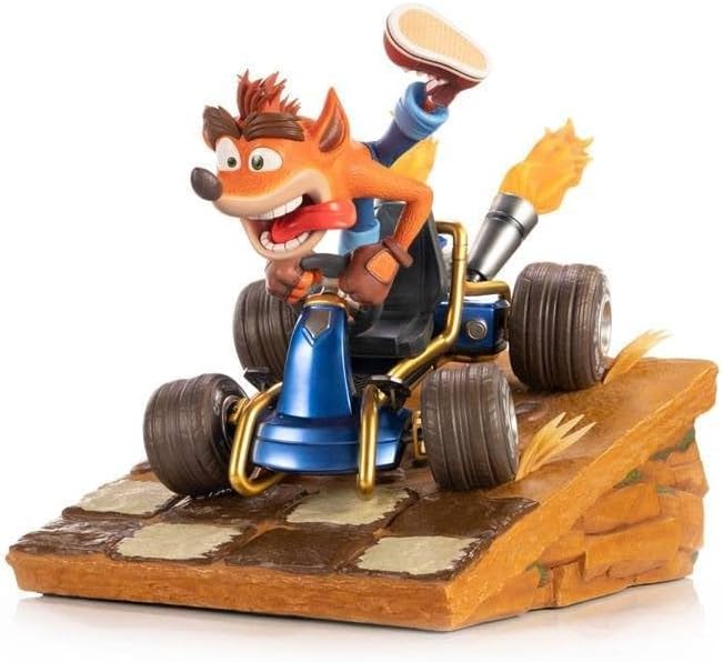 First4Figures - Crash Team Racing Nitro-Fueled (Crash in Kart) Resin Statue