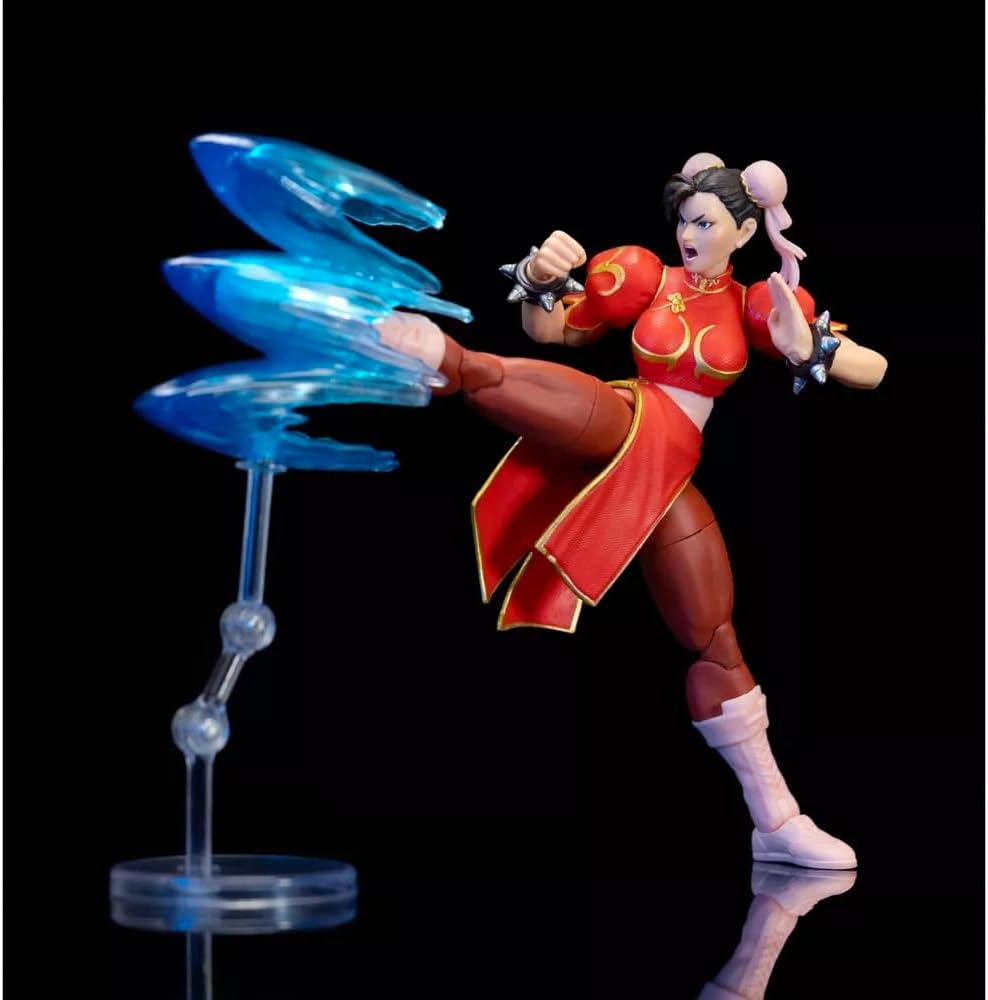 Generic Chun Li Street Fighter II 6"" Action Figure (Exclusive RED outfit version)