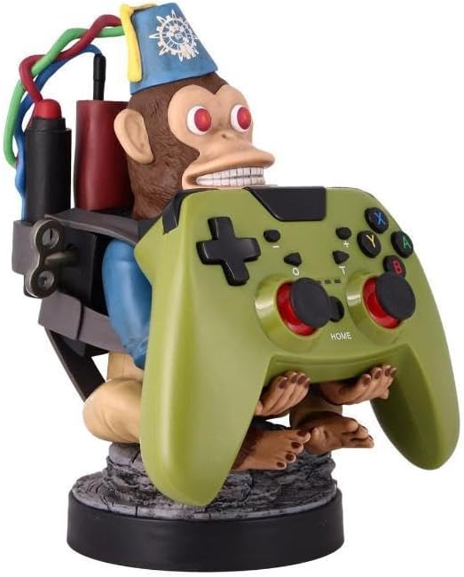 Exquisite Gaming: Call of Duty: Monkeybomb - Original Mobile Phone & Gaming Controller Holder, Device Stand, Cable Guys, Licensed Figure - Flex Gamingproduct_type