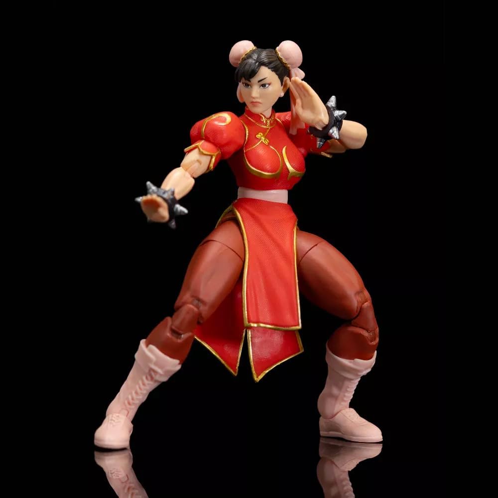 Generic Chun Li Street Fighter II 6"" Action Figure (Exclusive RED outfit version)