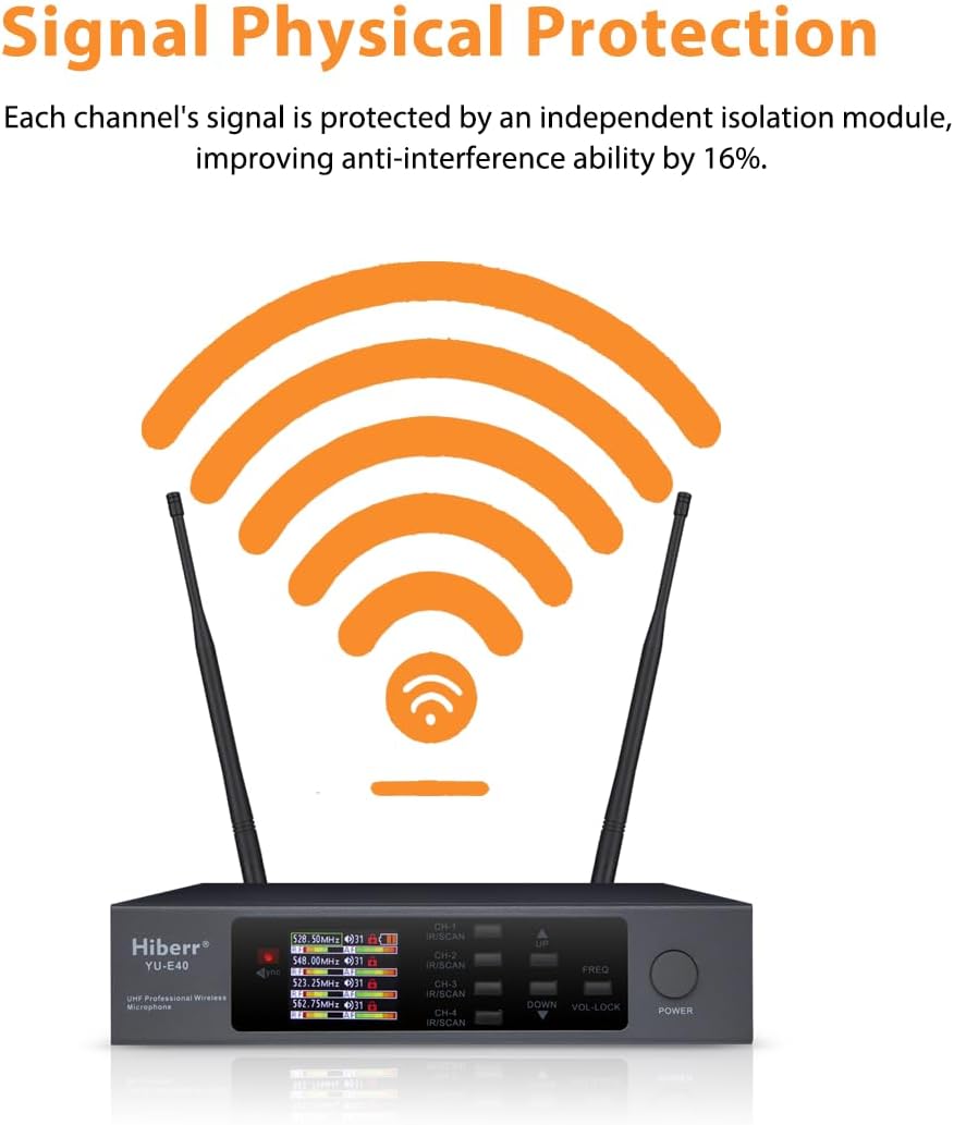 UHF Wireless Microphone System with 2 Handheld & 2 Bodypacks | Includes 2 handheld and 2 bodypack microphones for church, conferences, presentations, karaoke and live events. - Flex Gamingproduct_type