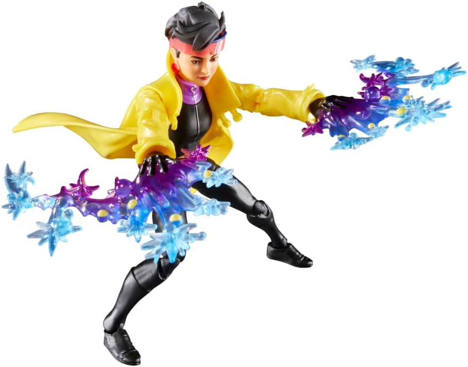 Marvel Legends Series Jubilee, X-Men '97 Collectible 6-Inch Action Figure Toy | 6-Inch Scale, Includes 5 Accessories, Attachable Plasmoid Power Fx, Soda Cup, 20 Plus Points Articulation