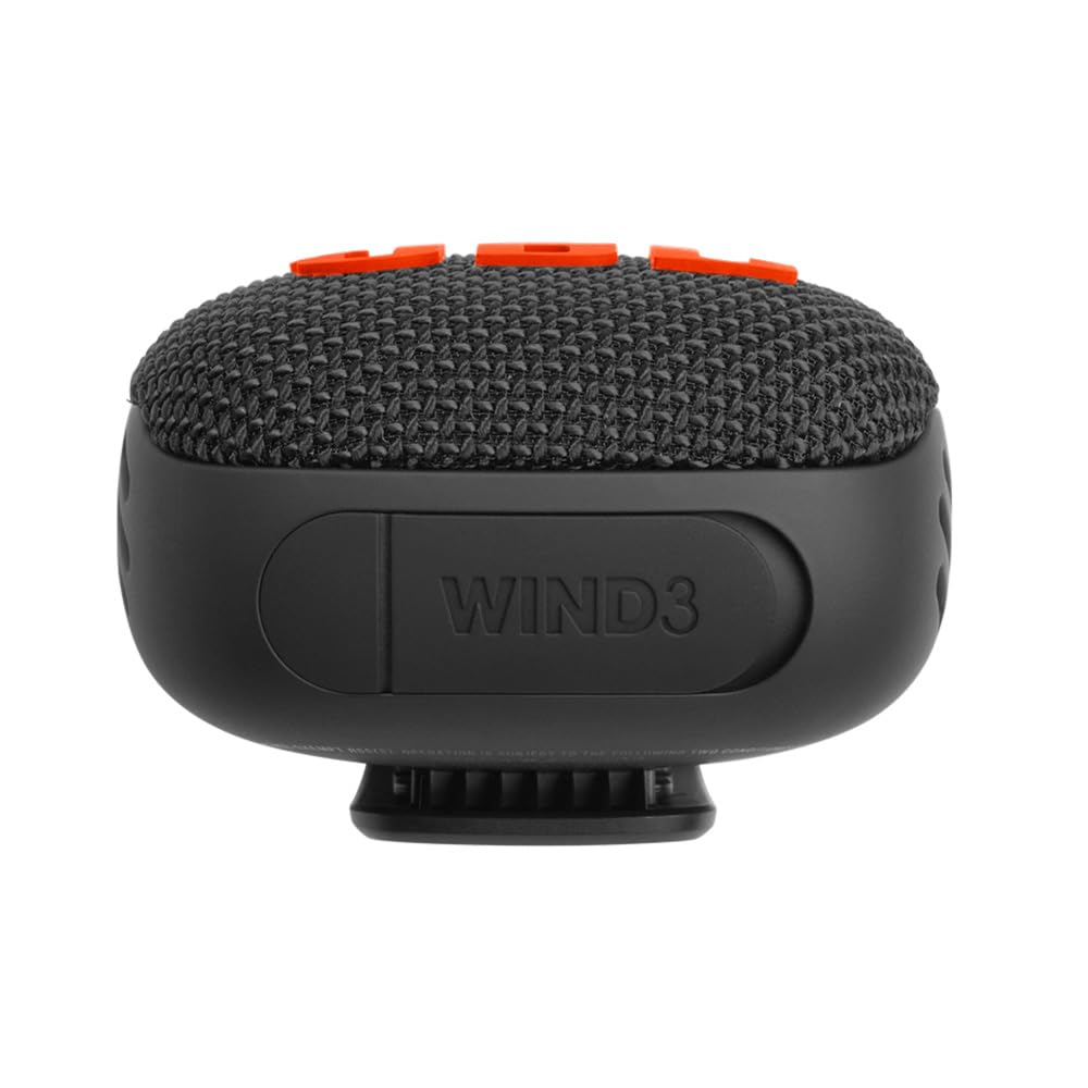 JBL Wind 3 FM Bluetooth Handlebar Speaker, Black