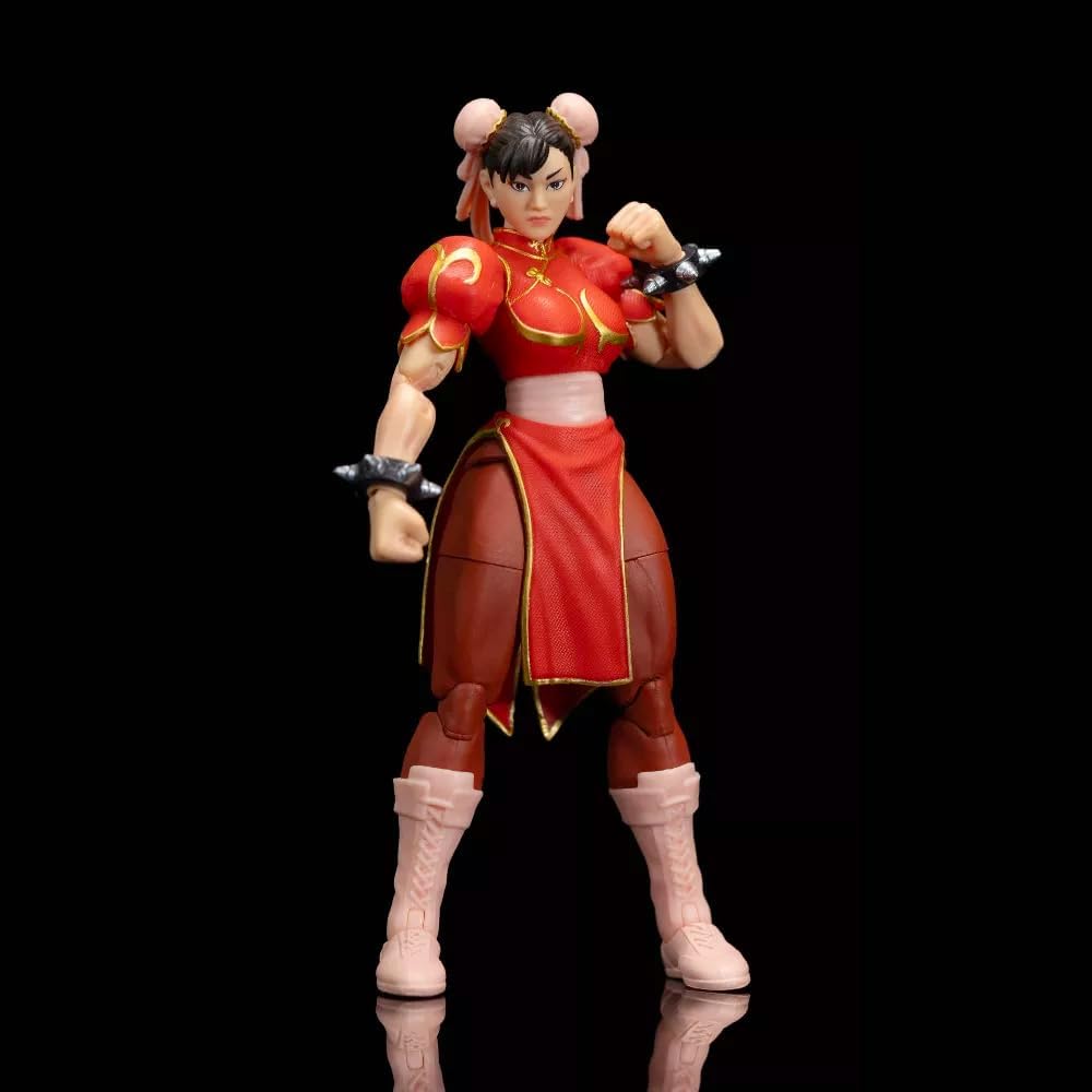 Generic Chun Li Street Fighter II 6"" Action Figure (Exclusive RED outfit version)