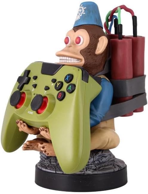Exquisite Gaming: Call of Duty: Monkeybomb - Original Mobile Phone & Gaming Controller Holder, Device Stand, Cable Guys, Licensed Figure - Flex Gamingproduct_type