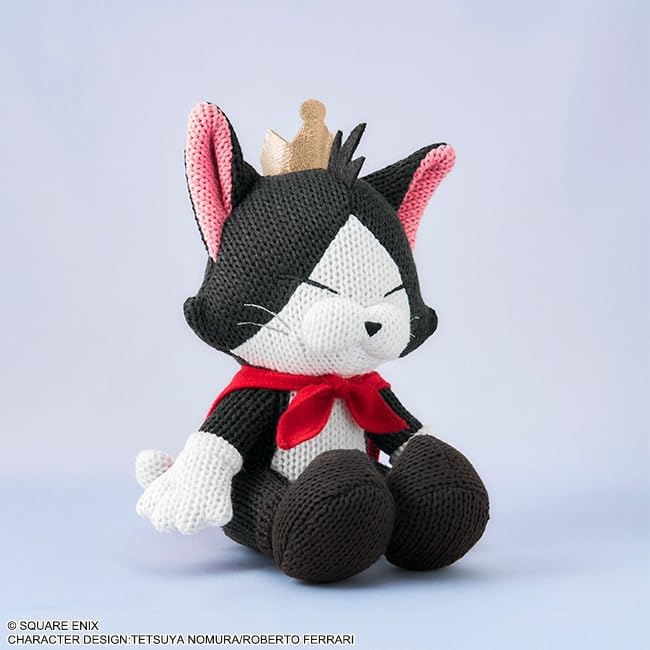 Final Fantasy VII Remake Plush - Cait Sith Knitted Collectible for Fans - Flex Gamingproduct_type