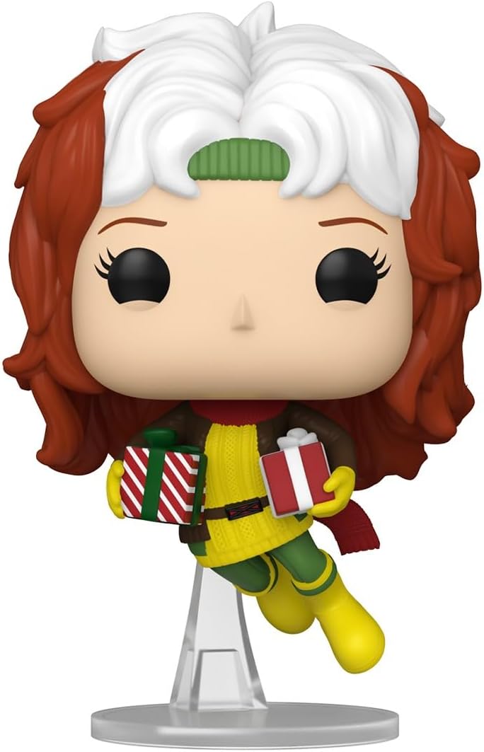 Funko POP! Marvel: HoliDivas - Rogue - X-Men | Official Superheroes Merch - Collectable Vinyl Figurine for Shelf Display - Birthday Gift Idea for Fans and Collectors