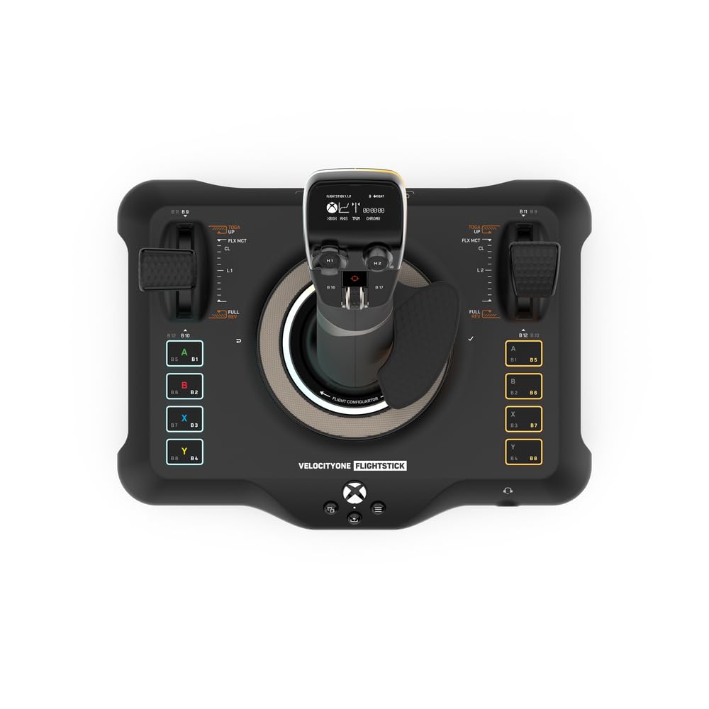 Turtle Beach VelocityOne Flight Universal Control System - Xbox Series X & Xbox Series S, Xbox One & Windows 10 & 11 PCs with Yoke Handle, Throttle Quadrant, Trim Wheel & Rudder Controls | Xbox Series X|S, Xbox One, Windows PC, Complete Controls, Yoke Han - Flex Gamingproduct_type