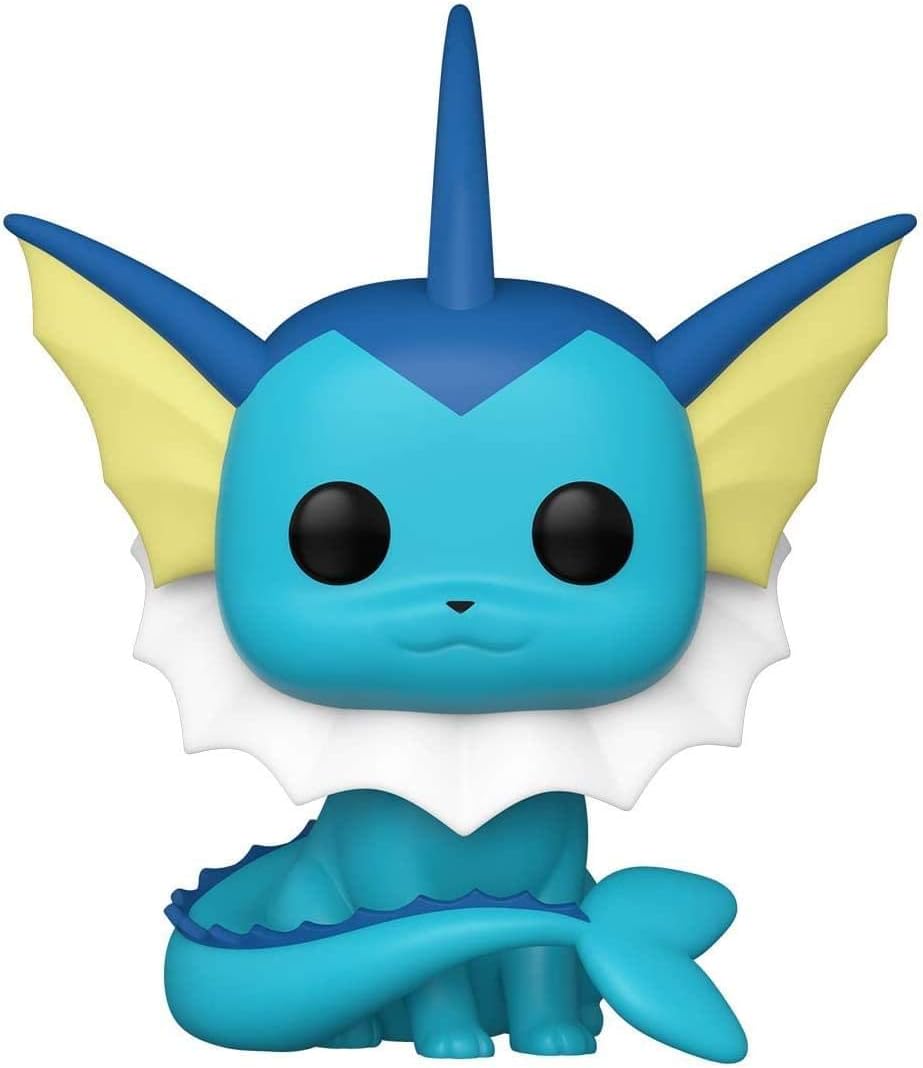 Funko POP! Games: Pokemon - Vaporeon | Official Merch - Collectable Vinyl Figurine for Shelf Display - Birthday Gift Idea for Fans and Collectors