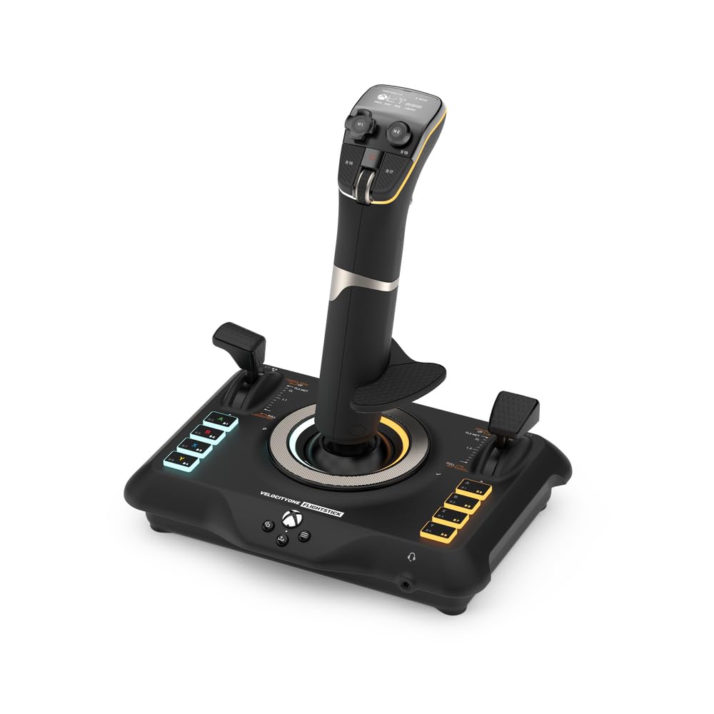 Turtle Beach VelocityOne Flight Universal Control System - Xbox Series X & Xbox Series S, Xbox One & Windows 10 & 11 PCs with Yoke Handle, Throttle Quadrant, Trim Wheel & Rudder Controls | Xbox Series X|S, Xbox One, Windows PC, Complete Controls, Yoke Han - Flex Gamingproduct_type