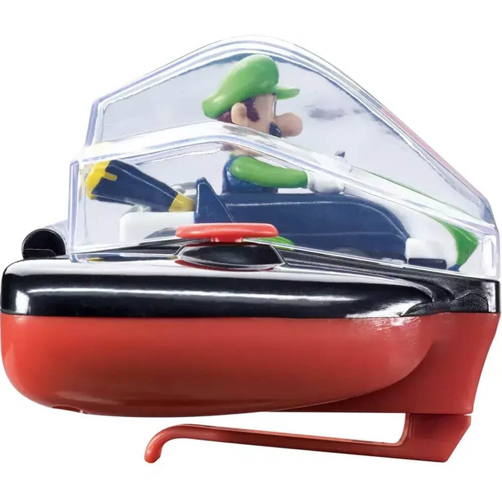 Carrera RC Nintendo Mario Kart 2.4 GHz Mini Collectible Radio Remote Control Toy Car Vehicle - Peach | Official Licensed Mario Miniature Collectible Toy RC Car for Kids 6+, Ready To Run, Rechargeable Battery, Radio RC Racing