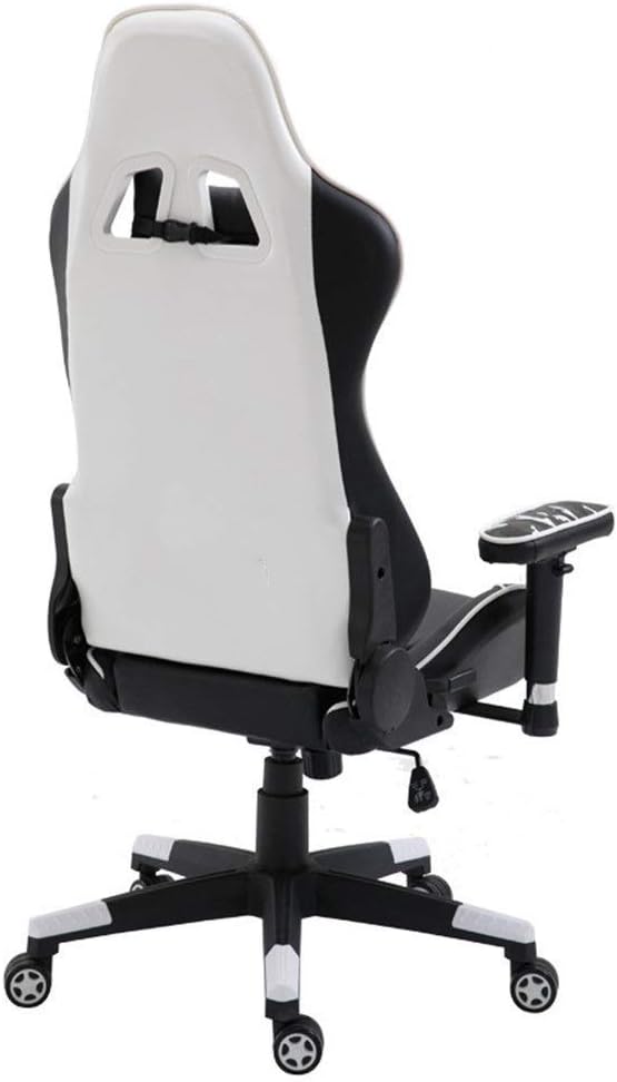 Gaming Chair Game Chair Office Chair Racing Chair PC Computer Chair PU Leather Swivel Chair with Armrest Reclining Ergonomic Gaming Chair (Color : Black Size : As Shown) - Flex Gamingproduct_type