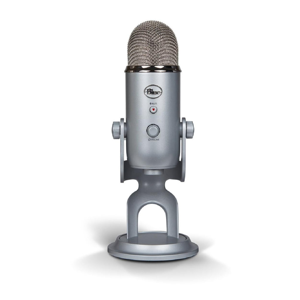 Logitech Creators Blue Yeti USB Microphone for PC, Mac, Gaming, Recording, Streaming, Podcasting, Studio and Computer Condenser Mic with Blue VO!CE effects, 4 Pickup Patterns, Plug and Play - Blackout | VO!CE effects, 4 pickup patterns, plug-and-play oper