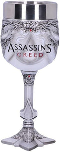 Nemesis Now Officially Licensed Assassins Creed White Game Goblet, Resin w. Stainless Steel