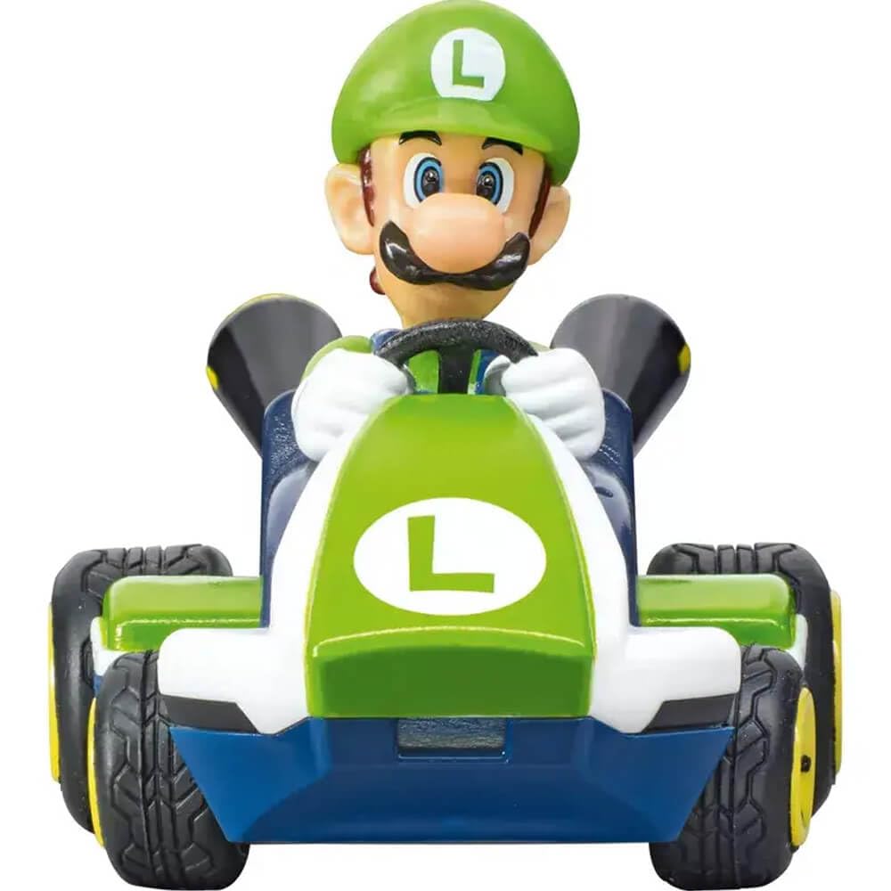 Carrera RC Nintendo Mario Kart 2.4 GHz Mini Collectible Radio Remote Control Toy Car Vehicle - Peach | Official Licensed Mario Miniature Collectible Toy RC Car for Kids 6+, Ready To Run, Rechargeable Battery, Radio RC Racing