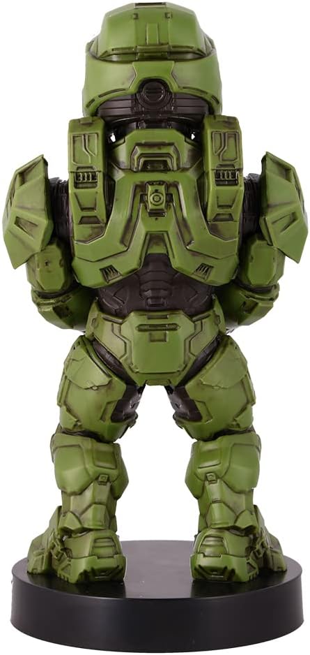 Exquisite Gaming: Halo: Master Chief - Mobile Phone & Gaming Controller Holder, Device Stand, Cable Guys, Xbox Licensed Figure, Green