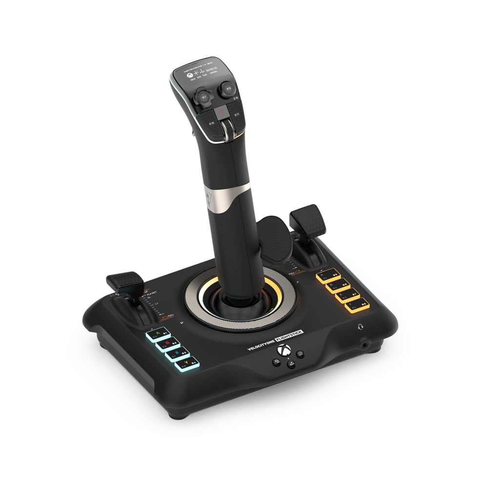 Turtle Beach VelocityOne Flight Universal Control System - Xbox Series X & Xbox Series S, Xbox One & Windows 10 & 11 PCs with Yoke Handle, Throttle Quadrant, Trim Wheel & Rudder Controls | Xbox Series X|S, Xbox One, Windows PC, Complete Controls, Yoke Han - Flex Gamingproduct_type