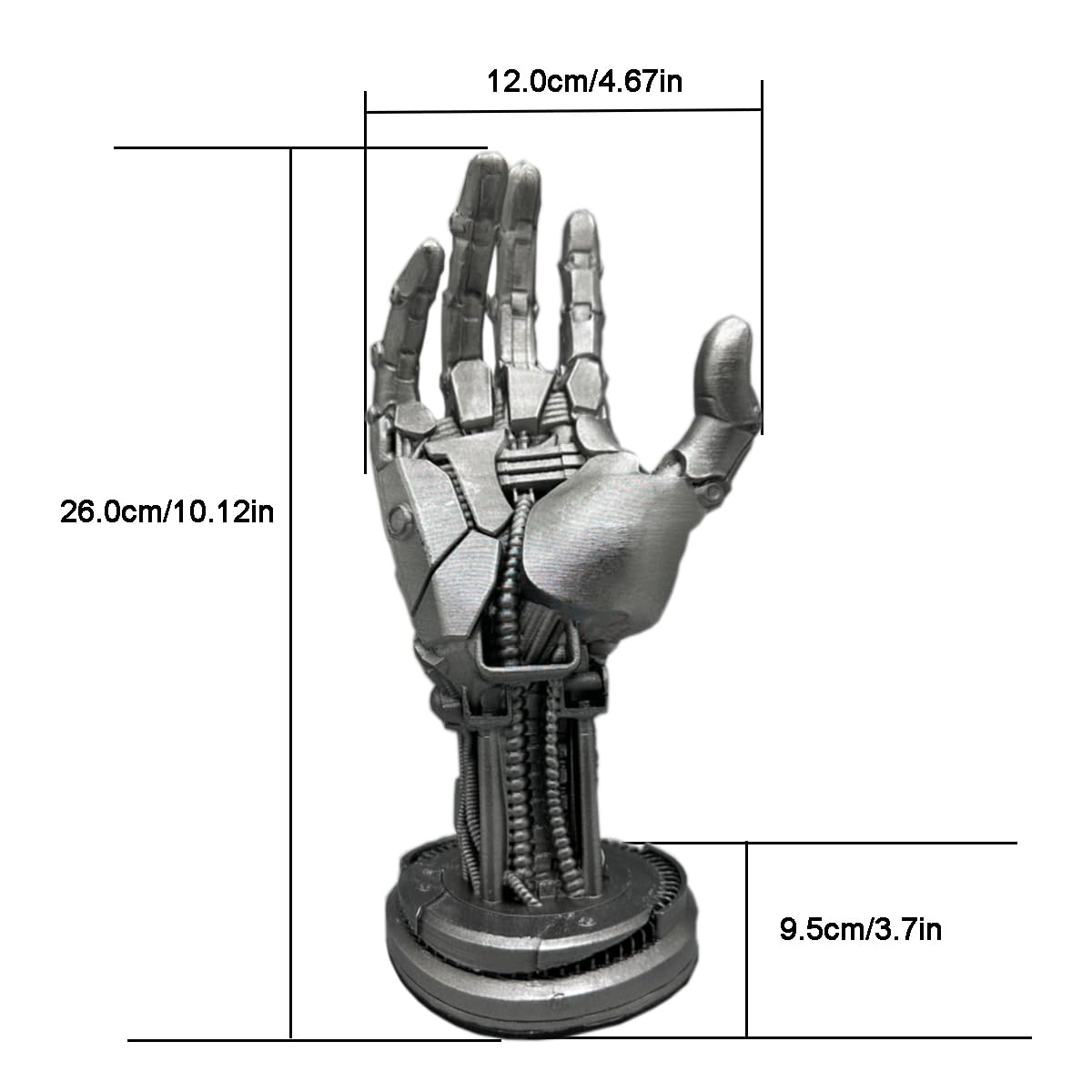 Game Controller Stand Holder for PS4 PS5 Xbox Switch Pro Headset Desk Stand Display Holder Mechanical Hand Gaming Accessories Desk Decor Figure (Black) - Flex Gamingproduct_type