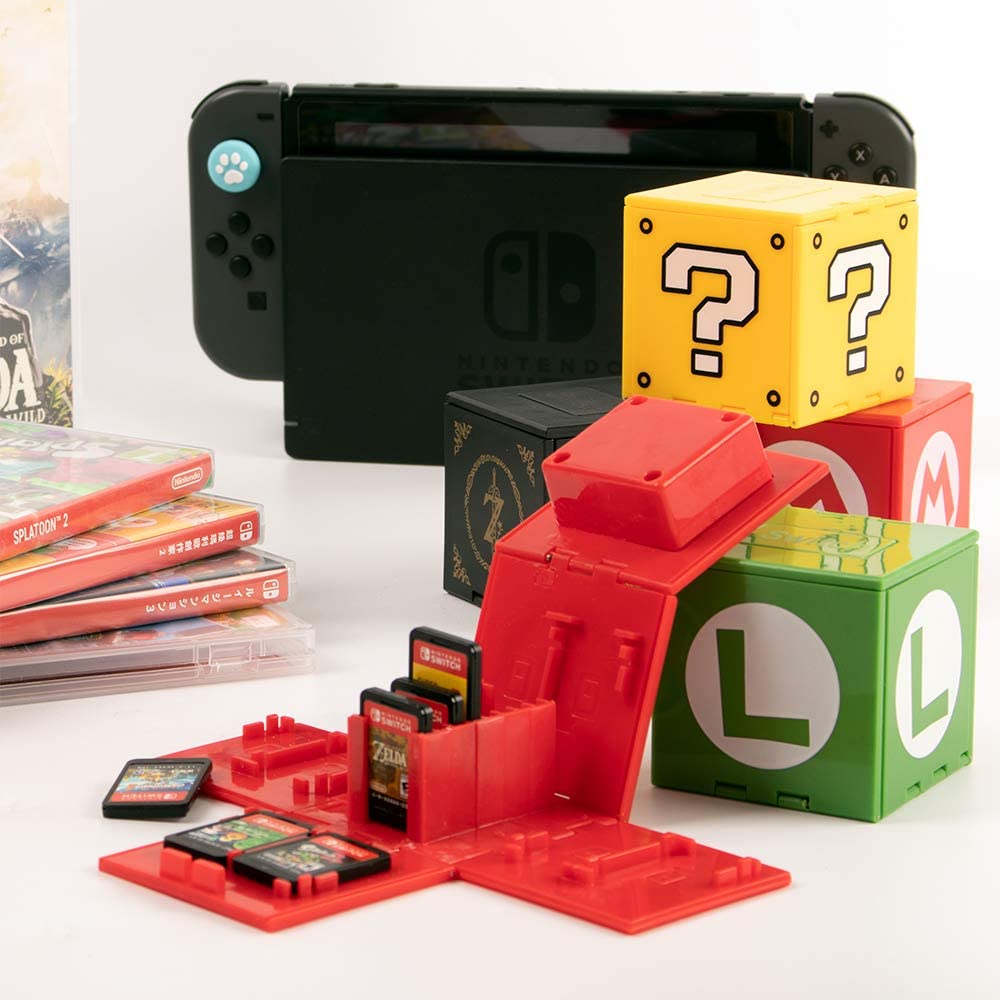 Game Card Holder for Nintendo Switch - 16 Game Card Case Storage Cube, Portable Organizer for Switch Lite - Flex Gamingproduct_type