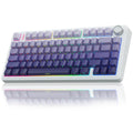 AULA F75 Pro Wireless Mechanical Keyboard,75% Hot Swappable Custom Keyboard with Knob,RGB Backlit,Pre-lubed Reaper Switches,Side Printed PBT Keycaps,2.4GHz/USB-C/BT5.0 Mechanical Gaming Keyboards - Flex Gamingproduct_type
