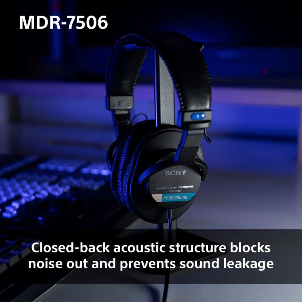 Sony MDR-7506 Professional Studio Headphones – 2 Sizes