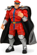 Jada - Street Fighter 2- Articulated Figure of M. Bison 15 cm, Collectable, with Interchangeable Hands and Head, Accessories, 20 Articulated Points, Ages 13 (253252030)