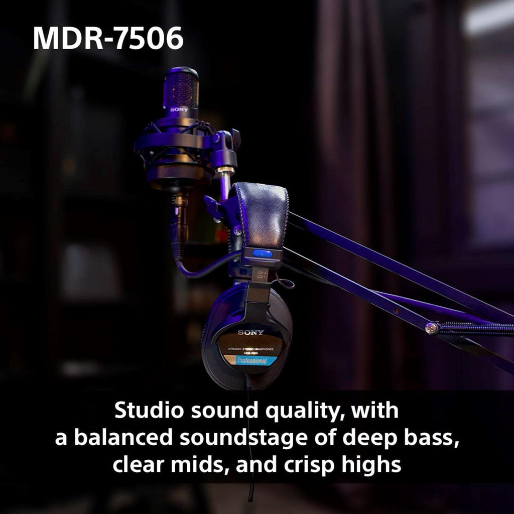 Sony MDR-7506 Professional Studio Headphones – 2 Sizes