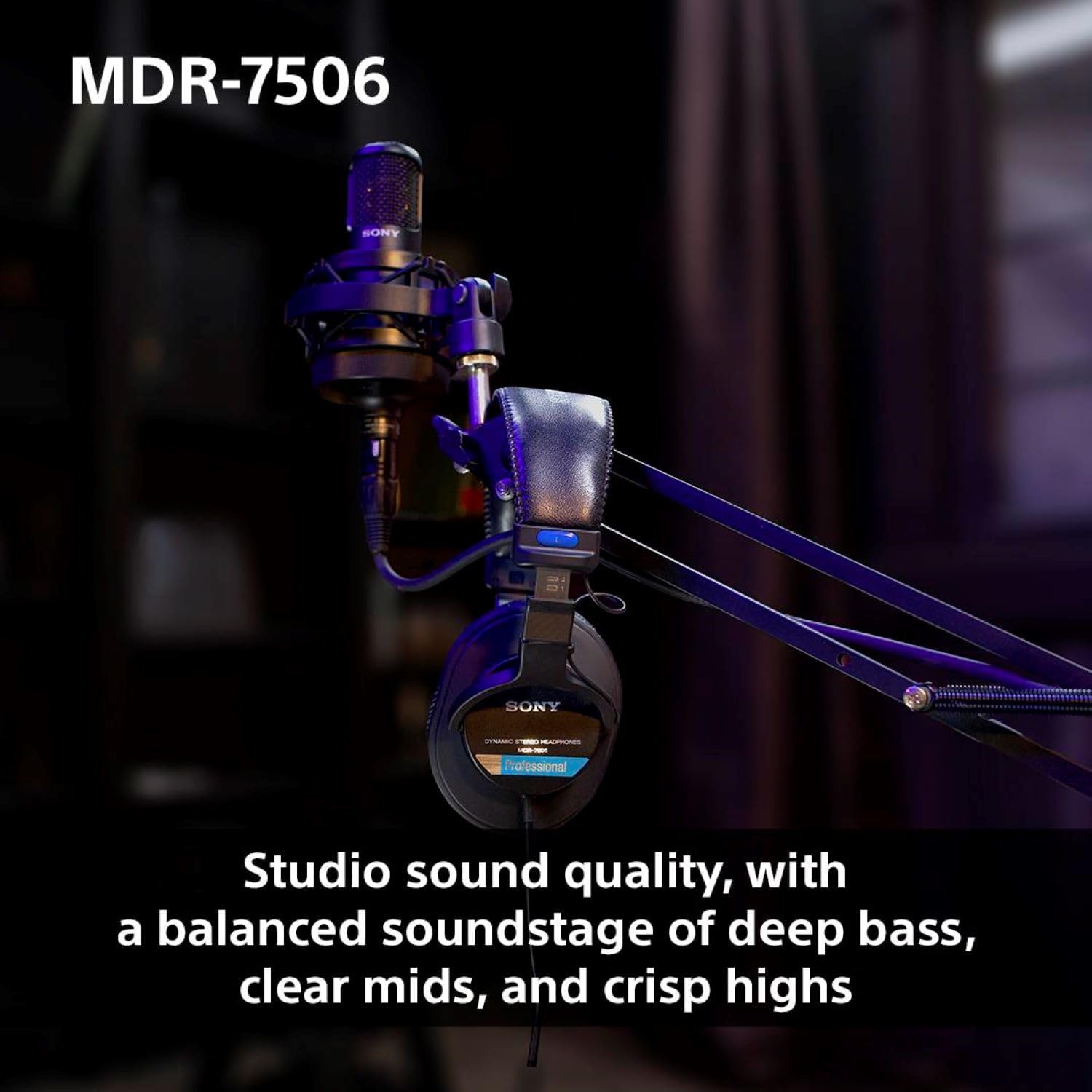 Sony MDR-7506 Professional Studio Headphones – 2 Sizes