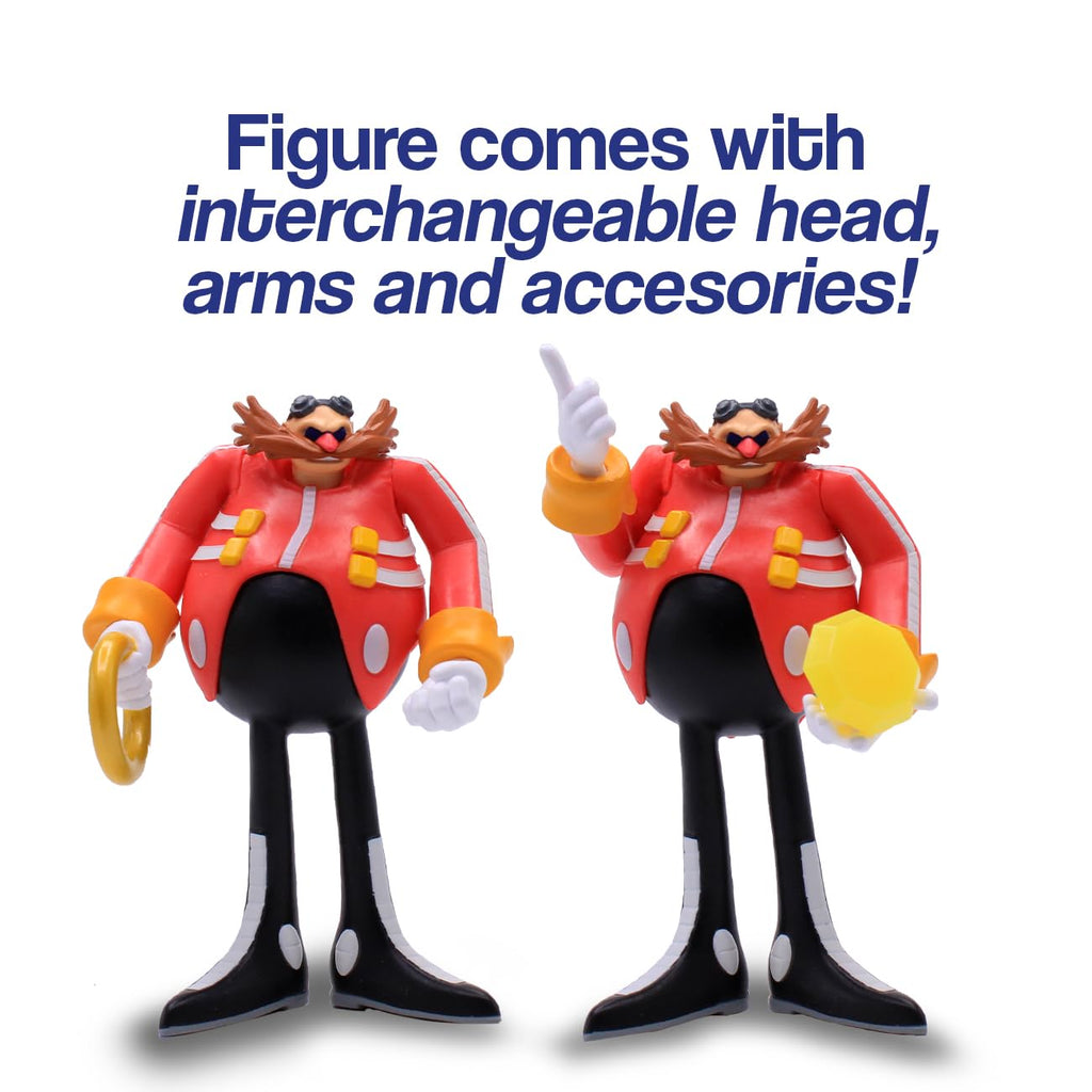 Sonic the Hedgehog Action Figure – 4" Articulated Collectible with Interchangeable Arms & Accessories - Flex Gamingproduct_type